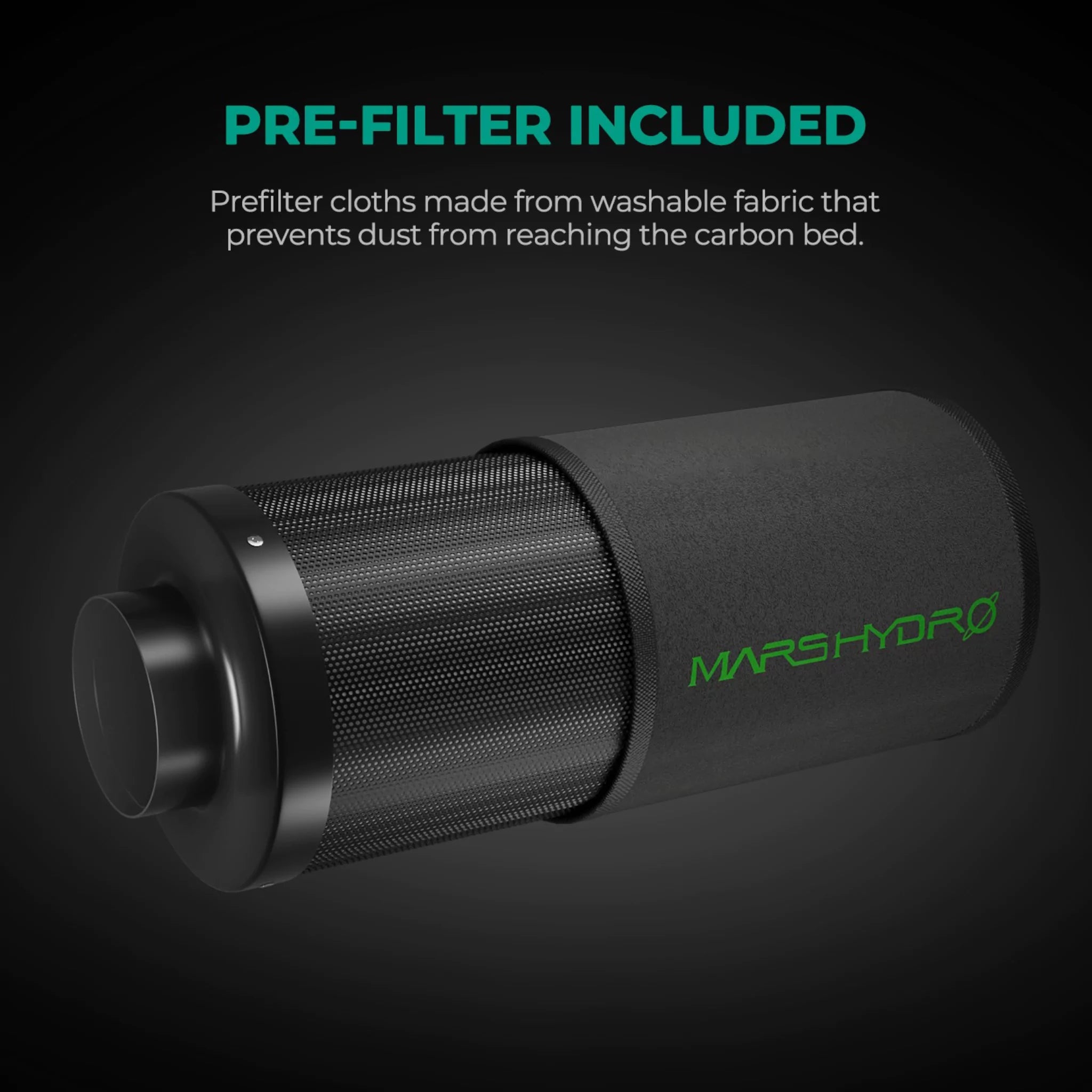 Mars Hydro Aktivkohlefilter 100mm