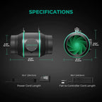 Mars Hydro Rohrventilator 150mm CP