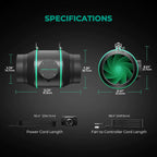 Mars Hydro Rohrventilator 150mm SC