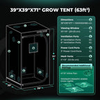 Mars Hydro Growbox 100x100x180cm